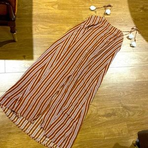 Anthropologie Midi summer dress with tassels